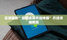 实测辅助”娱网皮球开挂神器”开挂详细教程