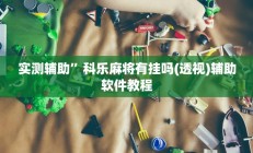 实测辅助”百万互娱拼十通用挂(透视)辅助软件教程