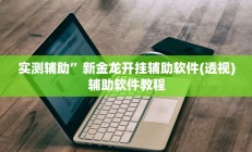 实测辅助”新金龙开挂辅助软件(透视)辅助软件教程