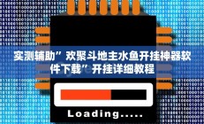 实测辅助”欢聚斗地主水鱼开挂神器软件下载”开挂详细教程
