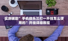 实测辅助”手机微乐三打一开挂怎么使用的”开挂详细教程