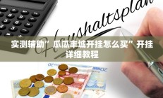 实测辅助”瓜瓜丰城开挂怎么买”开挂详细教程
