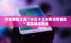 实测辅助”微乐湖北麻将有挂吗(透视)辅助软件教程