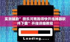 实测辅助”微乐河南跑得快开挂神器软件下载”开挂详细教程