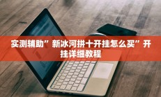实测辅助”新冰河拼十开挂怎么买”开挂详细教程