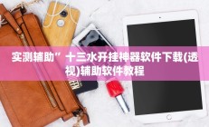 实测辅助”十三水开挂神器软件下载(透视)辅助软件教程