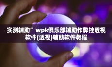 实测辅助”天府棋牌用挂开挂软件(透视)辅助软件教程