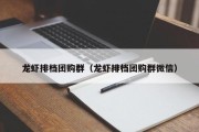 龙虾排档团购群（龙虾排档团购群微信）