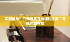 实测辅助”兴动麻将开挂辅助工具”开挂详细教程