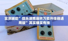 开挂辅助工具“微乐海南麻将万能开挂器免费”其实确实有挂