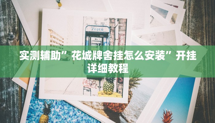 实测辅助”花城牌舍挂怎么安装”开挂详细教程
