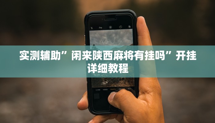 实测辅助”闲来陕西麻将有挂吗”开挂详细教程