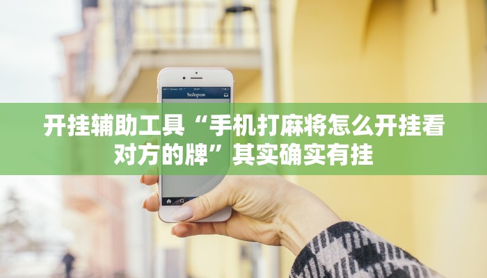 开挂辅助工具“手机打麻将怎么开挂看对方的牌”其实确实有挂