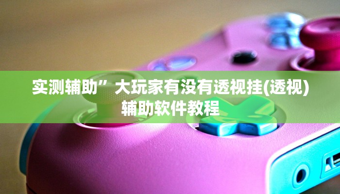 实测辅助”大玩家有没有透视挂(透视)辅助软件教程